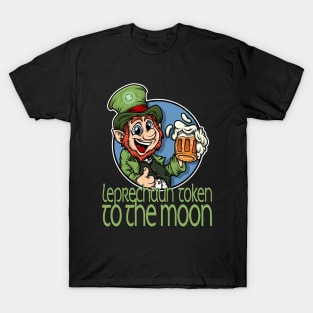 Leprechaun Token - LEP - To The Moon T-Shirt